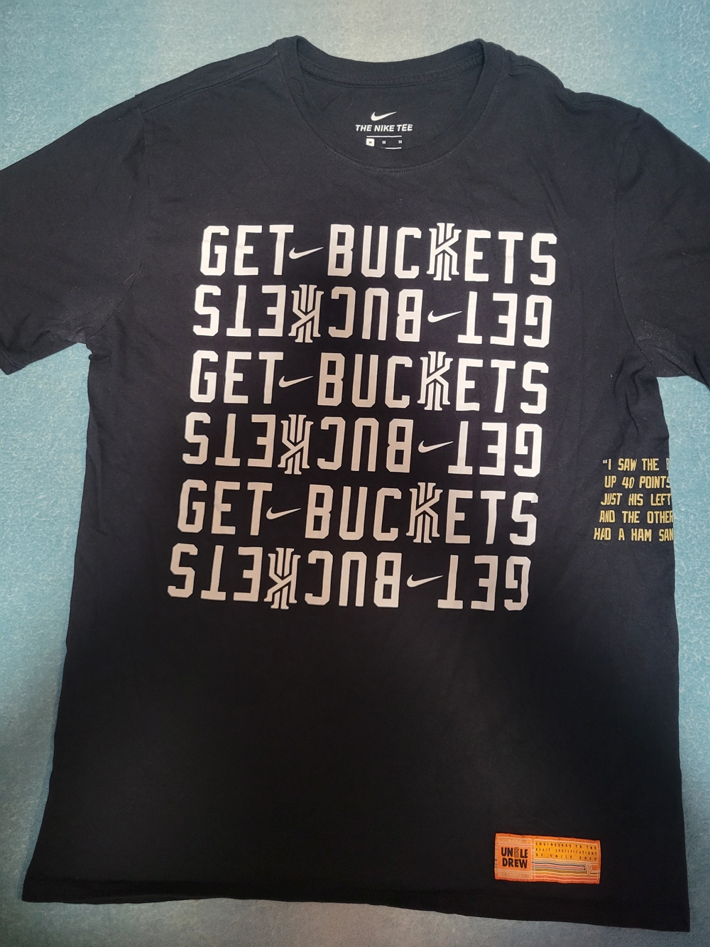 Nike Men’s Black “Get Buckets” Graphic Tee